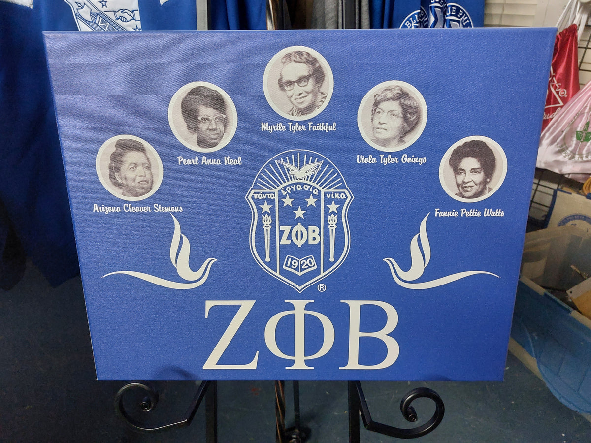 Zeta Phi Beta Wall Art Sigma Graphics 