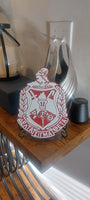 Delta Sigma Theta 3D Shield