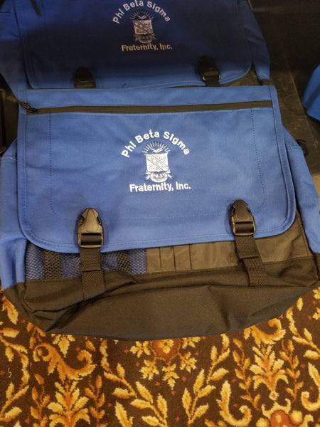 Phi Beta Sigma Messenger Bag