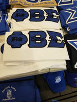 Phi Beta Sigma 3 Letter Blue/ Black shirt