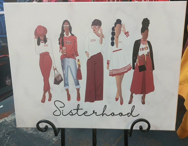 Delta Sigma Theta Sisterhood Wall Art