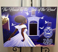 Zeta Phi Beta Wall Art - House by the Side of the road