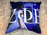 Zeta Phi Beta Square Poem  Pillow