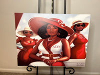 Delta Sigma Theta Wall Art - Living a Delta Life