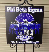 Phi Beta Sigma Canvas Wall Art - 2