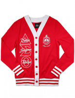 Delta Sigma Theta Light Weight Red Cardigan