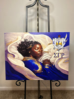 Sigma Gamma Rho Canvas Wall Art - 1